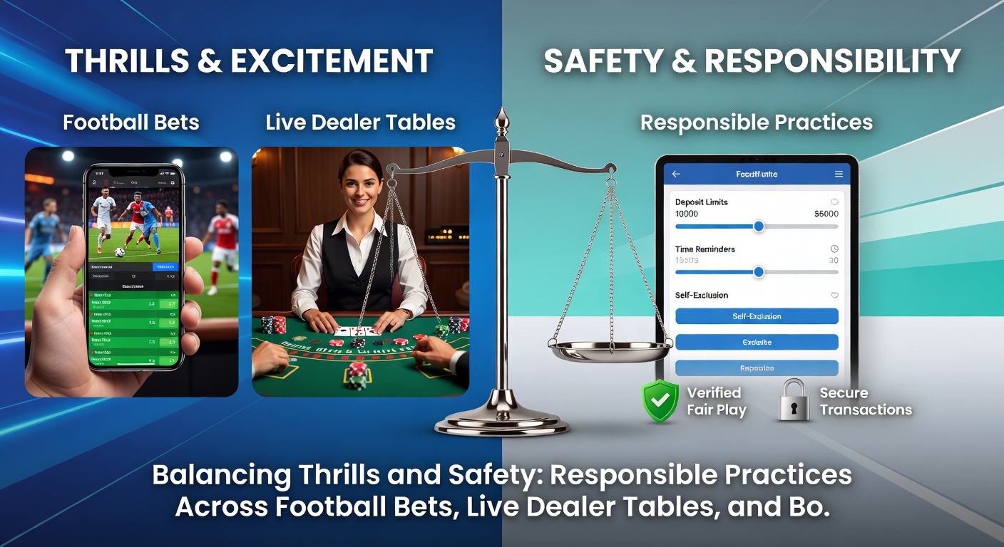 Live dealer deelt kaarten aan tafel met spelers die limieten en chatvensters gebruiken voor veilig spel