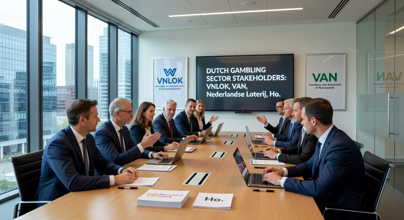 Afbeelding van een gesloten casino-deur met waarschuwingsbord, symboliserend de impact van belastingverhogingen op de Nederlandse gokmarkt