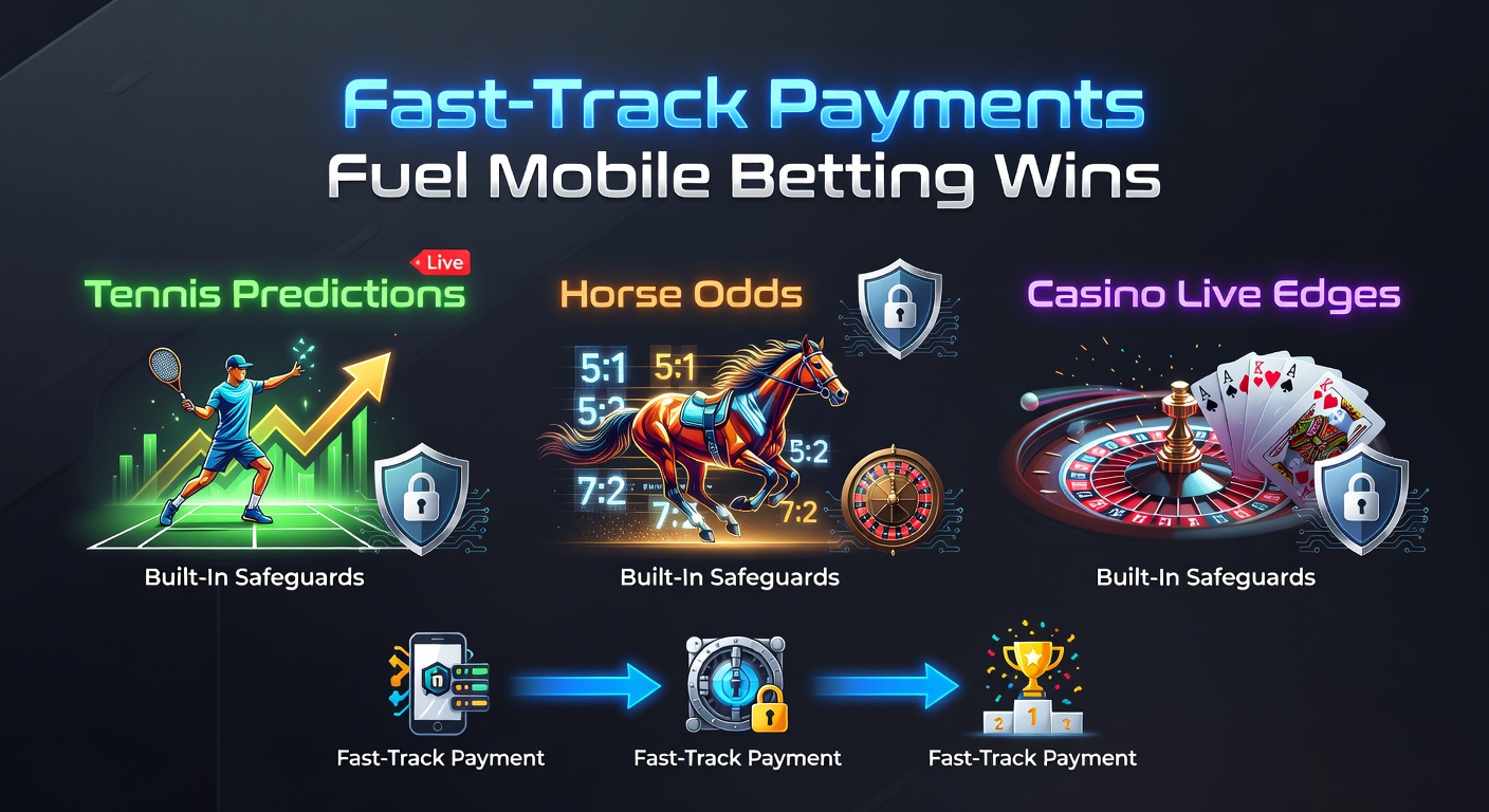 Mobiele gokapp toont snelle uitbetaling na succesvolle tennisweddenschap, met grafiek van stijgende odds