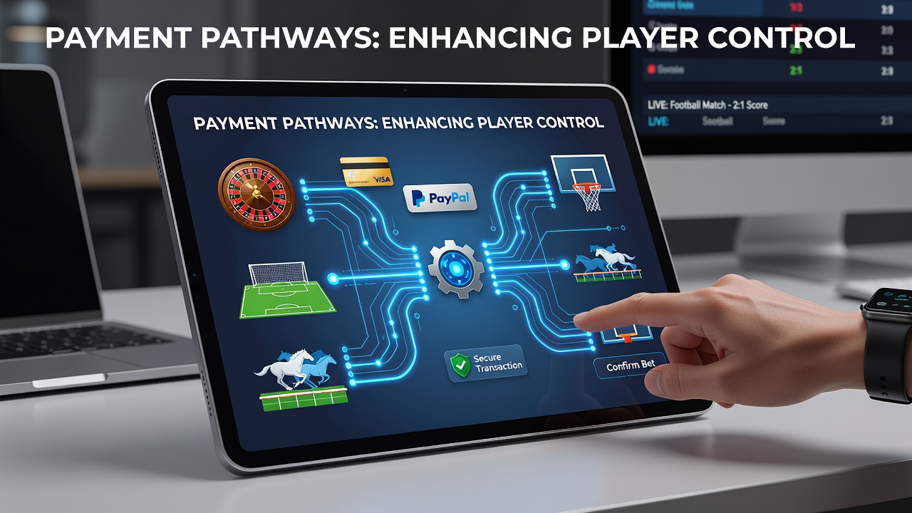Illustratie van mobiele betalingssystemen in sportweddenschappen en live casino spellen