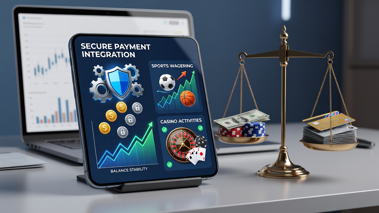 Mobiele casino interface met beveiligde betalingsopties en limietinstellingen