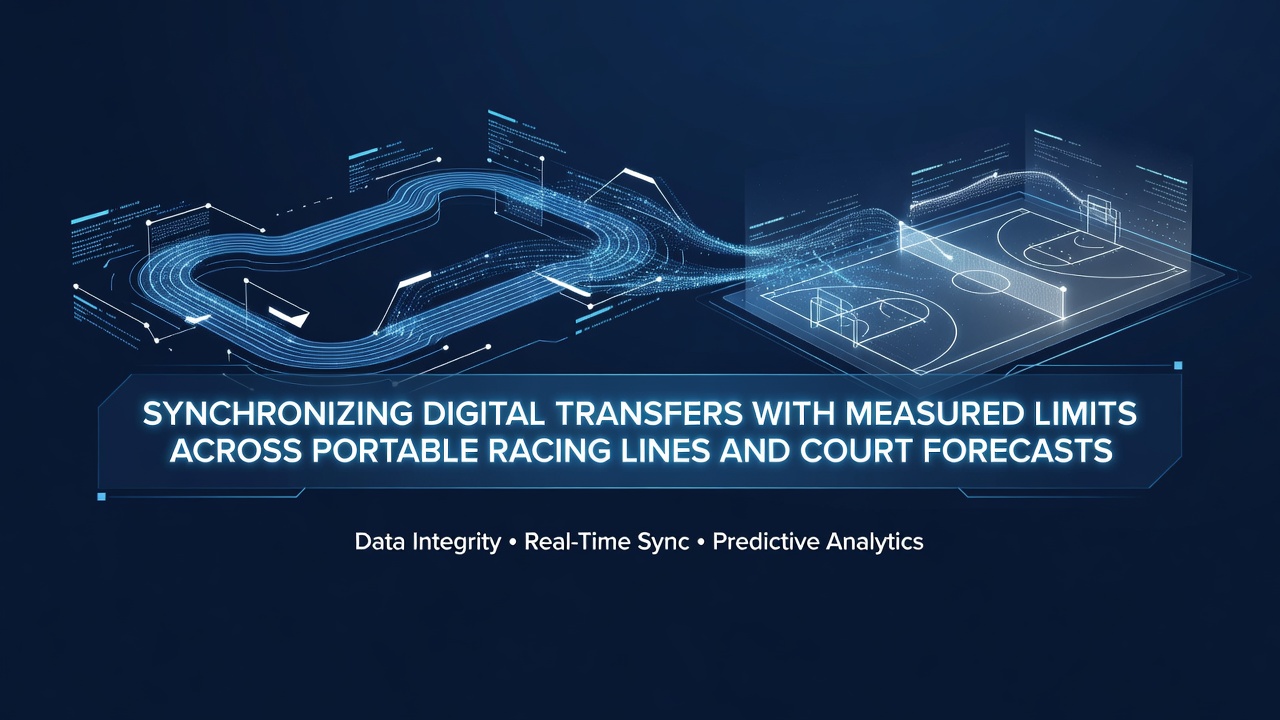 Digitale synchronisatie van transfers en limieten in mobiele racing systemen