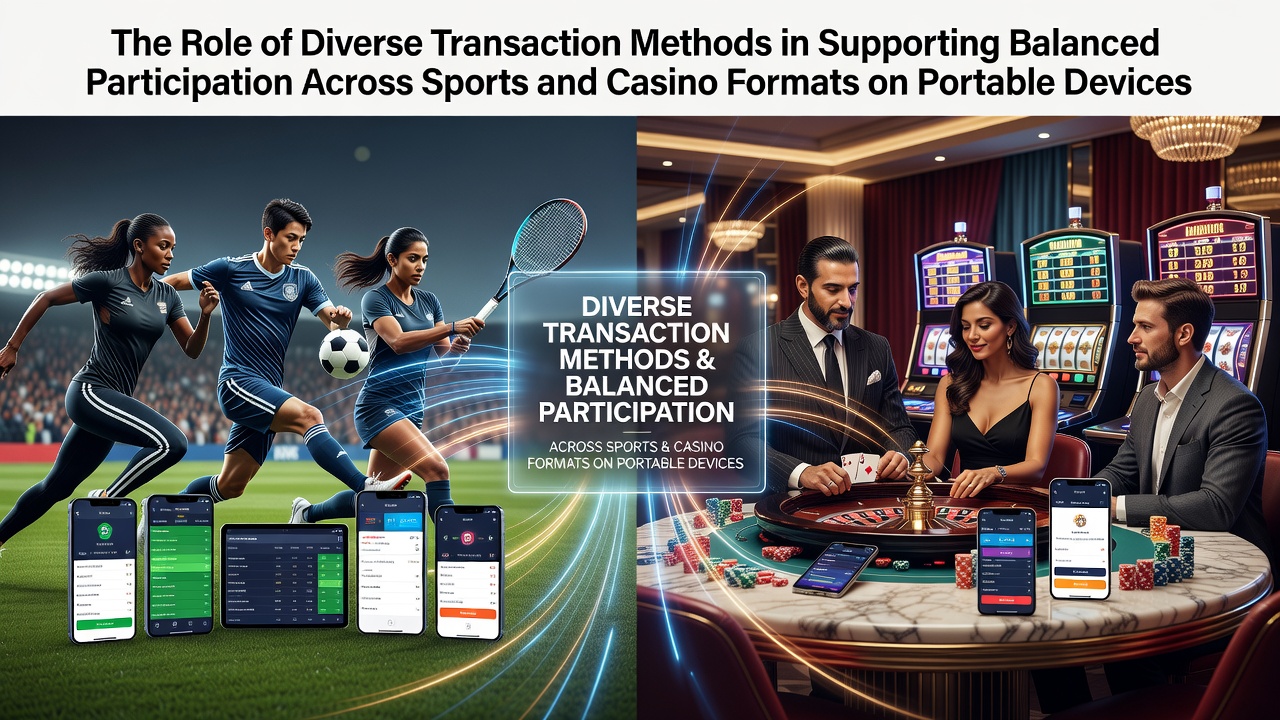 Mobiele apparaten met diverse betalingsopties voor sport en casino